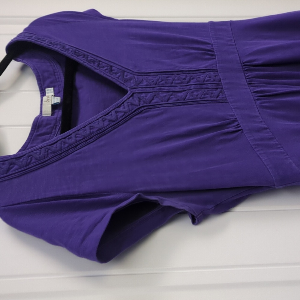 Boden Purple Cotton Dress - Picture 3 of 8